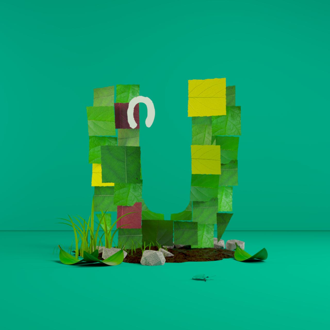 U